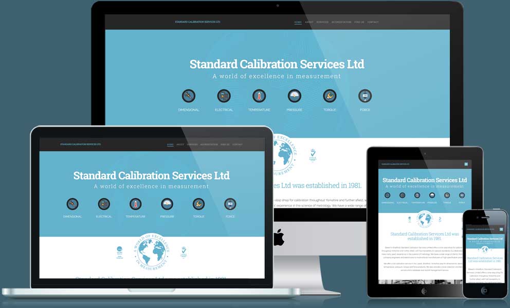 Standard Calibration Services website