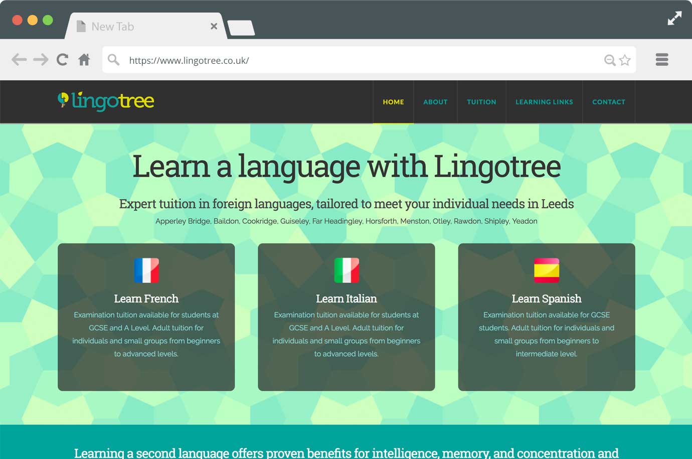 Lingotree website